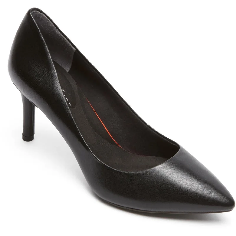 Sporty Comfort Shoes Rockport Womens Leather Pointed Toe Pumps