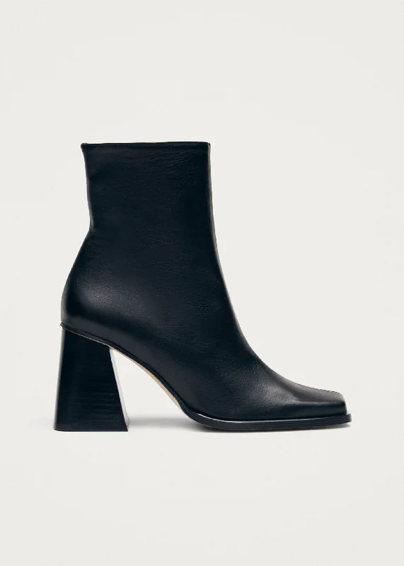 Cool Sneakers South Black Leather Ankle Boots