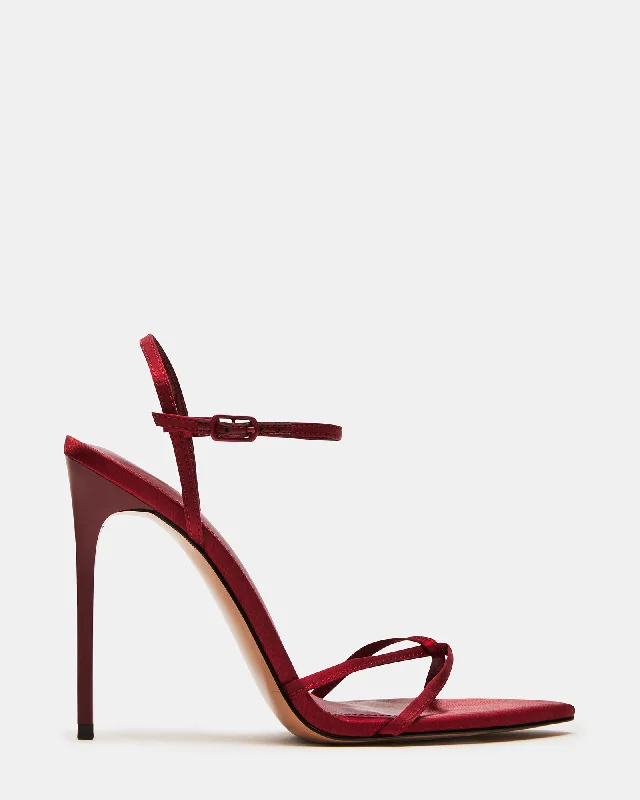 Summer Sneakers STELLINA RED SATIN