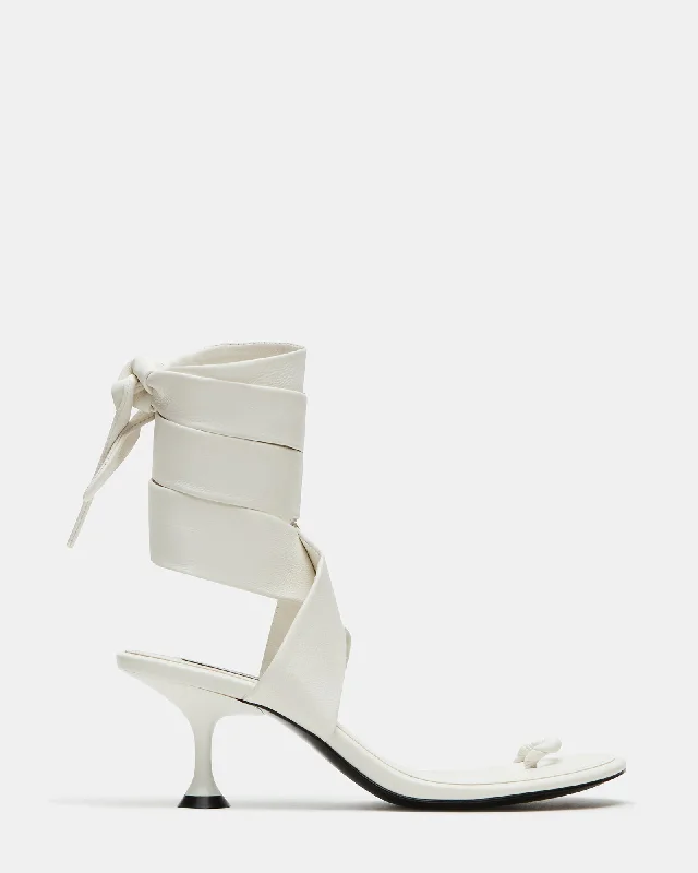 Plush Footwear SYMONE WHITE LEATHER
