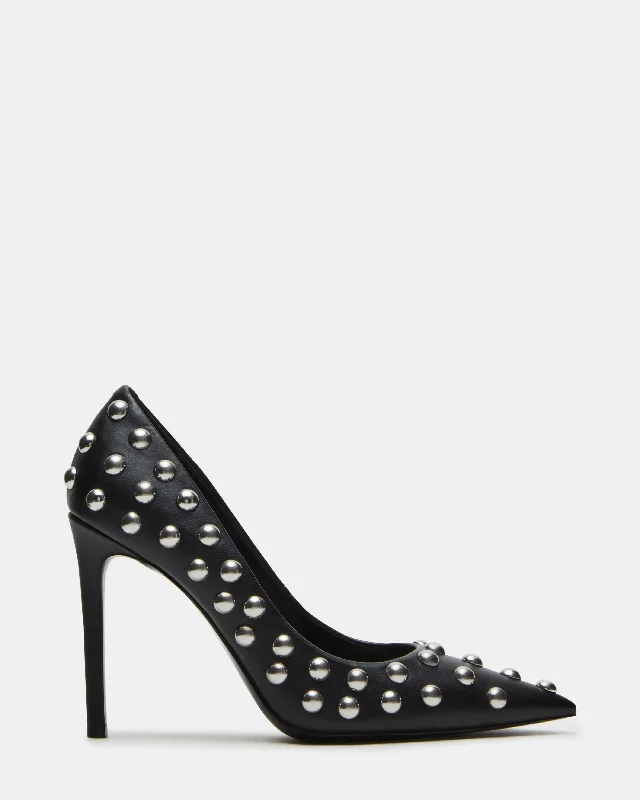Flexible Sole Shoes Thrive-S Pump BLACK WITH STUDS