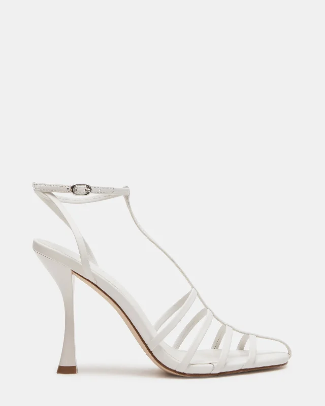 Stylish Comfort Shoes TILDAH WHITE LEATHER