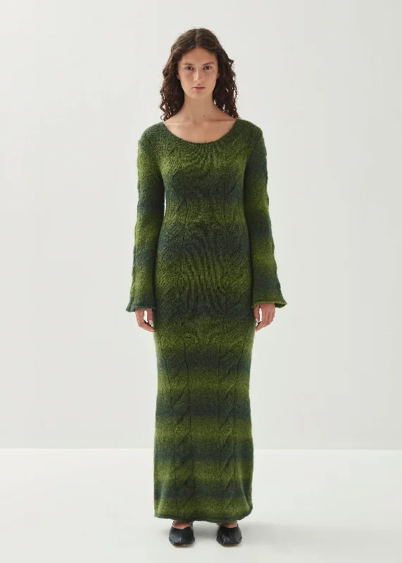 Trendy Footwear Trenza Green Dress