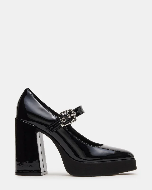 Travel-Friendly Shoes TULLY BLACK PATENT