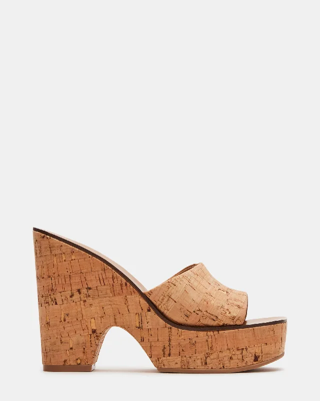 Smooth Leather Shoes VANIA NATURAL