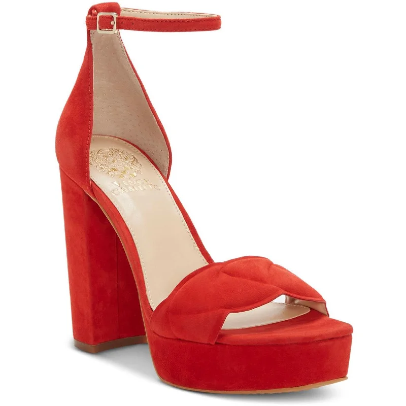 Modern Casual Shoes Vince Camuto Womens Mahgs Ankle strap Block Heels
