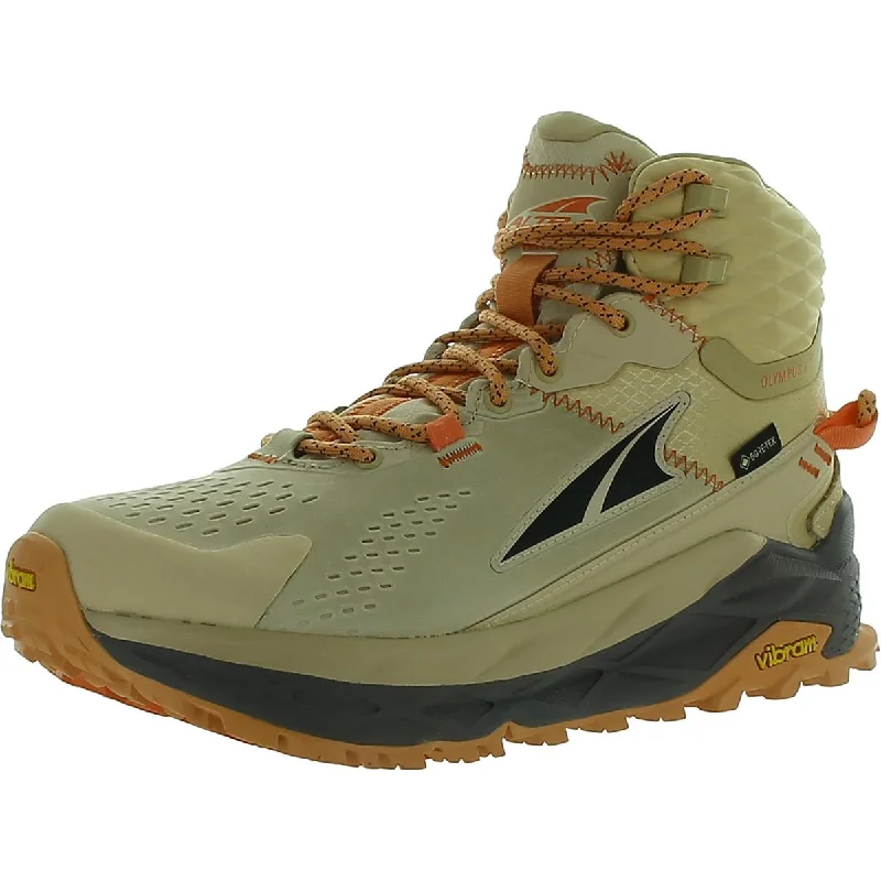Flexible Sneakers Altra Womens Olypmus 5 Mid GTX Outdoor Trail Hiking Shoes