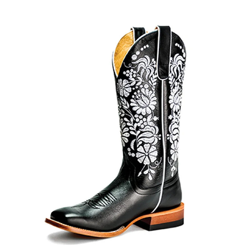 Travel Sneakers Macie Bean Black Eyed Susan Embroidered Boots