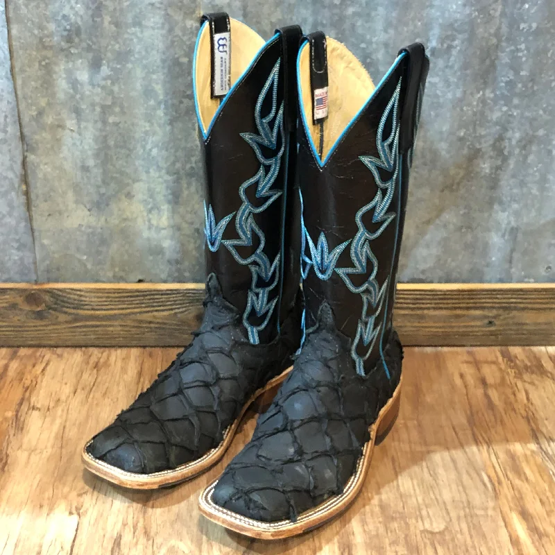 Soft Insole Shoes Anderson Bean Matte Black Big Bass Boots