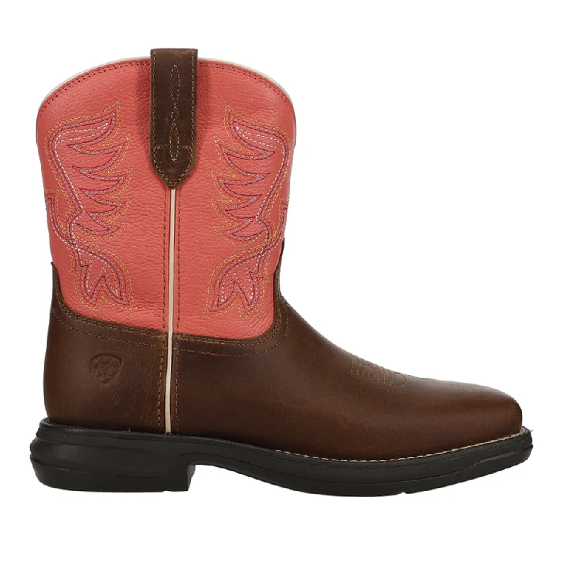 Slip-On Shoes Anthem Shortie Myra Embroidered Square Toe Cowboy Boots