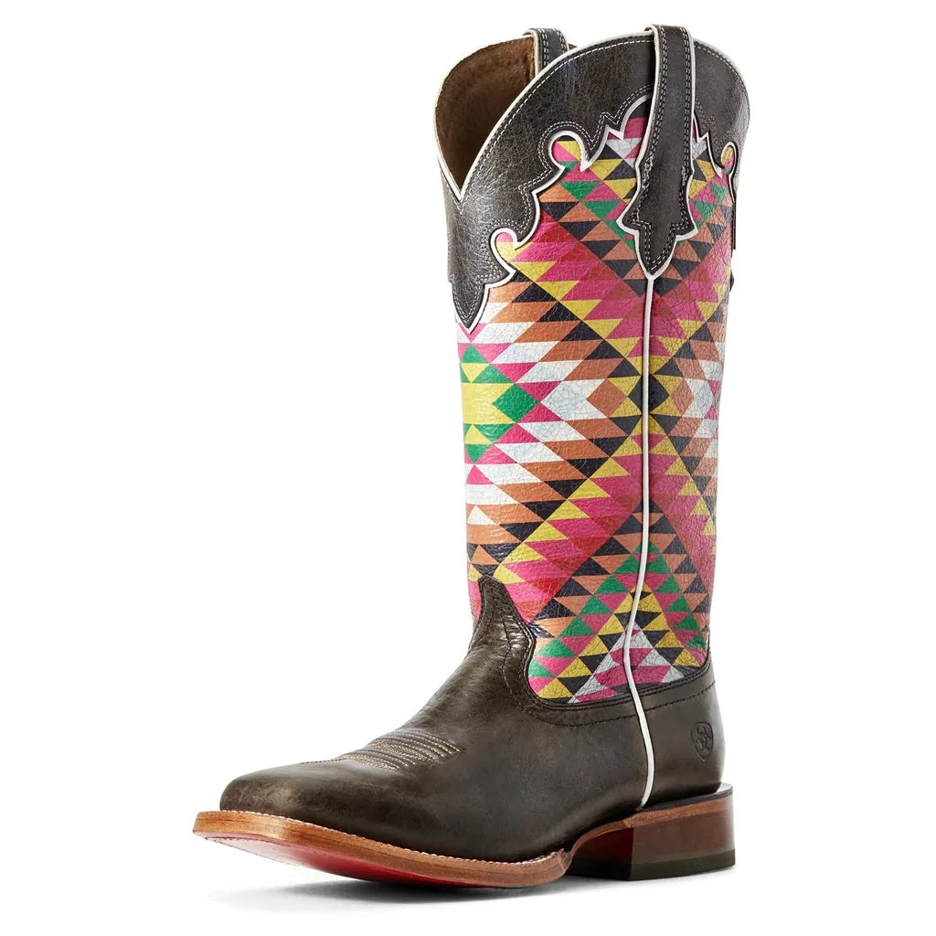 Cool Sneakers Ariat Iron Grey Aztec Square Toe