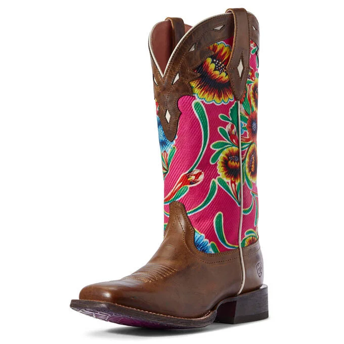 Chic Footwear Ariat Women's Pink Circuit Champion Square Toe Boot