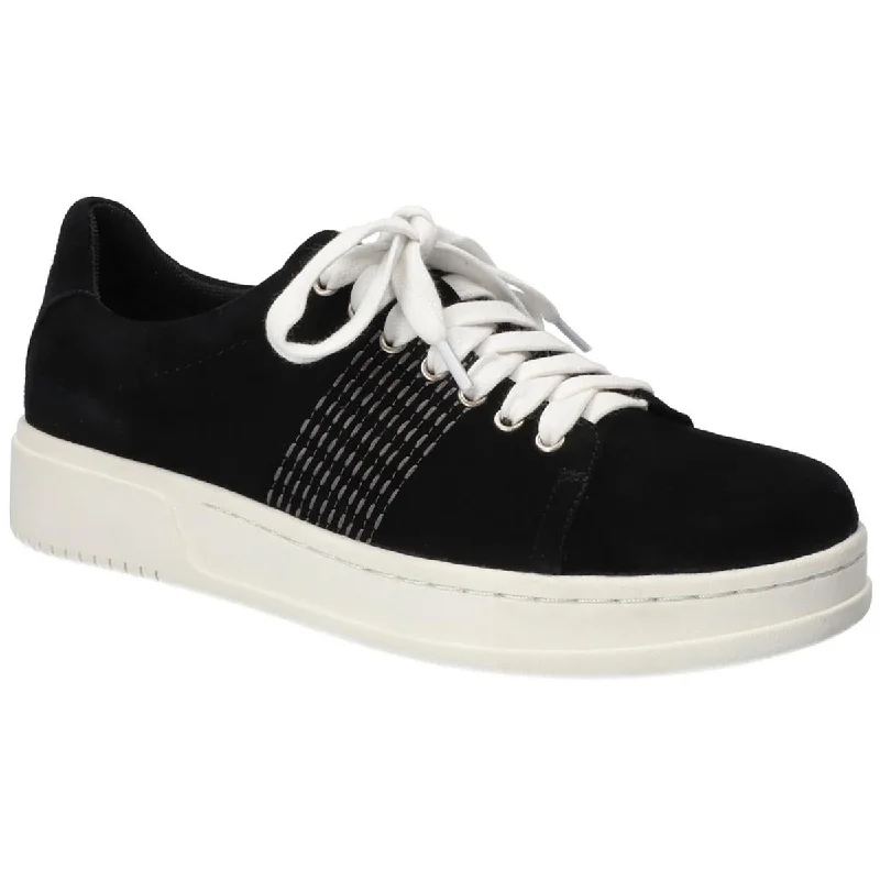 Budget Sneakers Bella Vita Womens Sunday Suede Lace-Up Casual and Fashion Sneakers