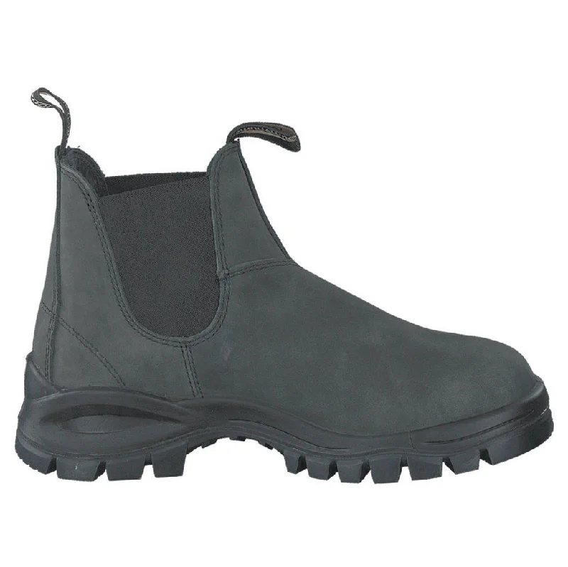 Flexible Shoes 2238 Water-Resistant Leather Unisex Chelsea Boots