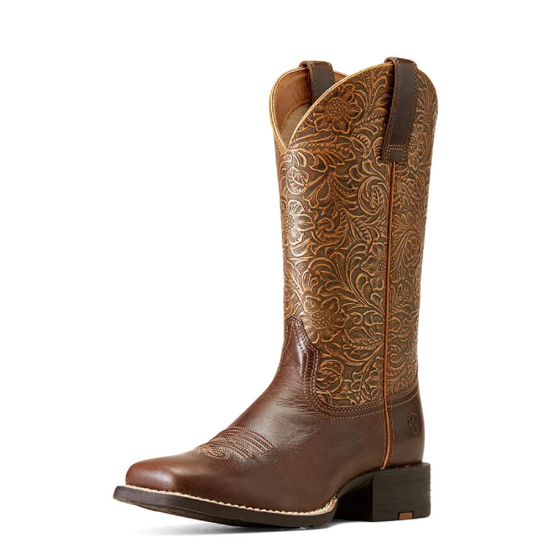 Comfy Shoes Ariat Women's Round Up Square Toe Boots