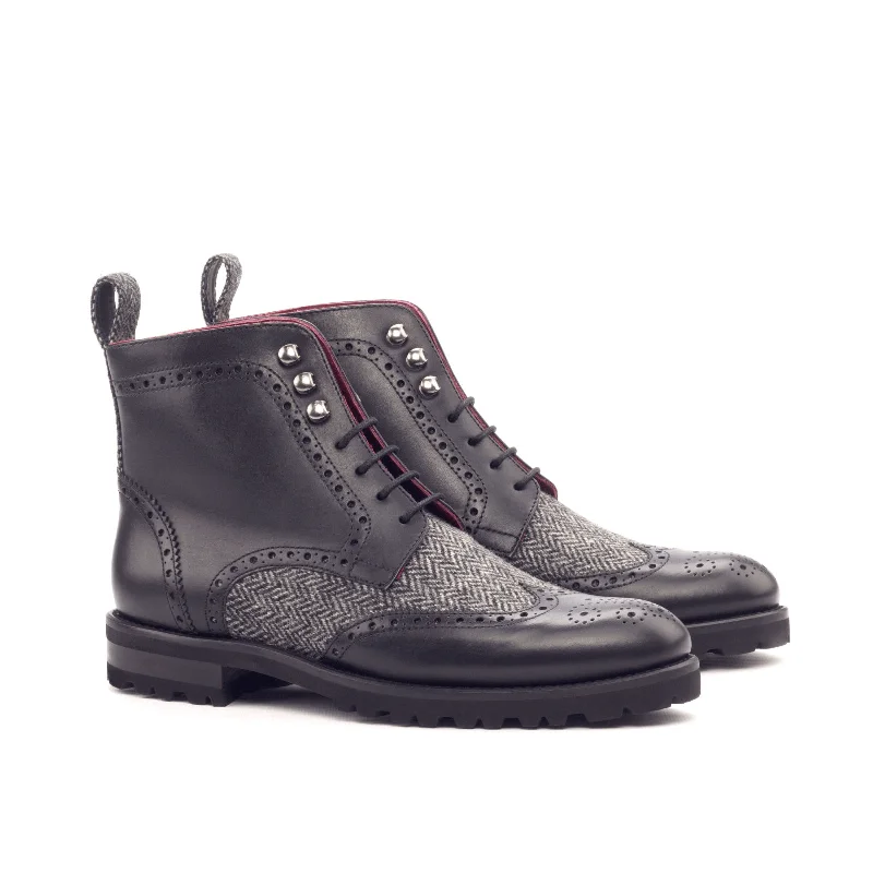 Durable Footwear Camilla Ladies Military Brogue Boots