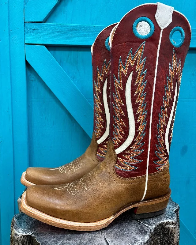 Padded Insole Shoes Ariat Women's Futurity Fort Worth Dulce De Leche & Bolero Red Cowgirl Boots 10051016