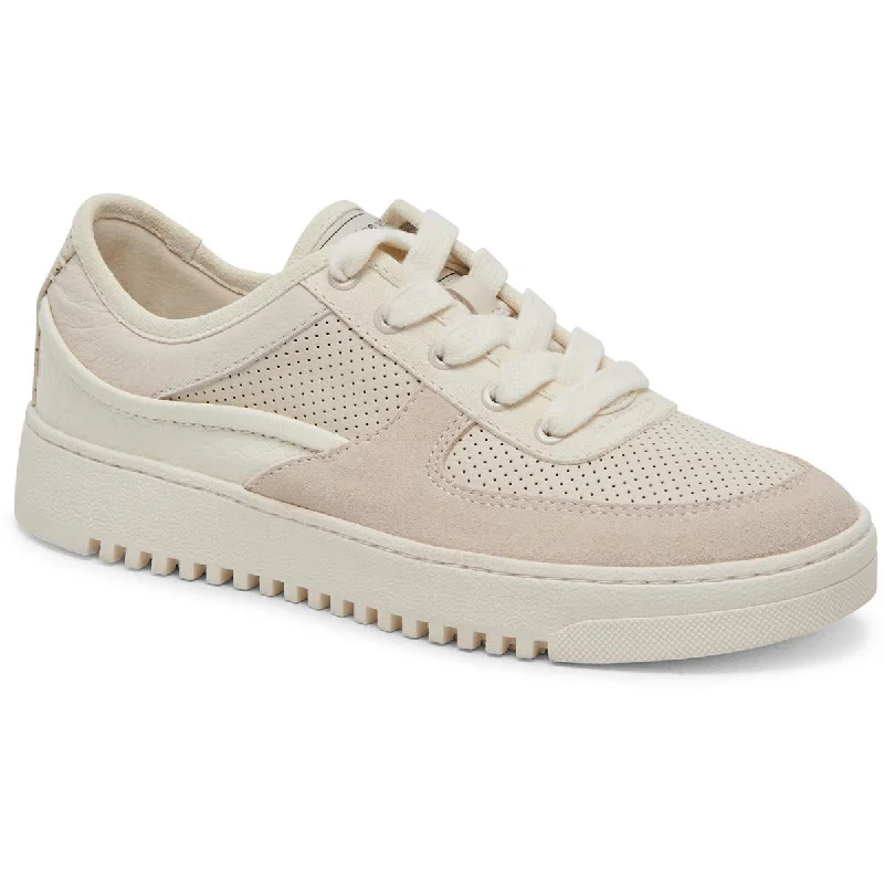 Chic Footwear Dolce Vita Womens Cyril Leather Lifestyle Casual And Fashion Sneakers