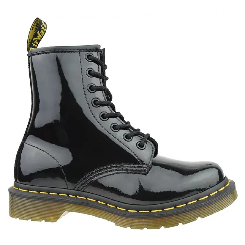 Stylish Outdoor Shoes 1460 Patent Lamper Glossy Women's Ankle Boots