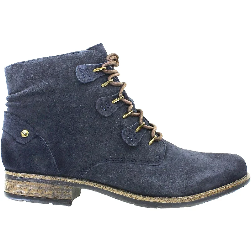 Versatile Shoes Women's Earth Bahn Deep Navy Suede
