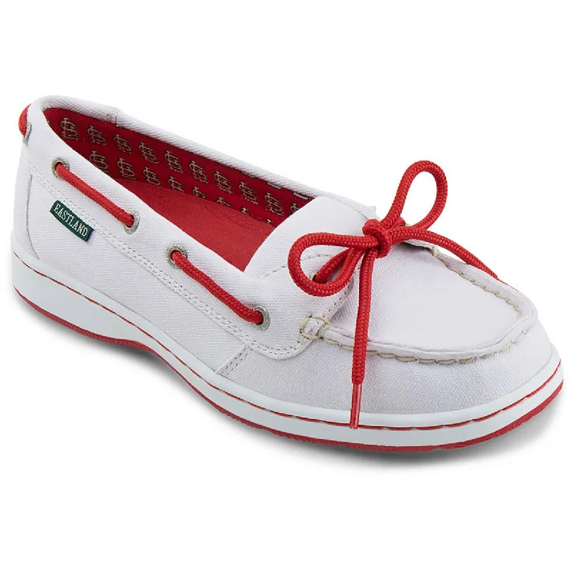 Sporty Street Sneakers Eastland Womens Sunset Canvas Low-Tow Slip-On Sneakers