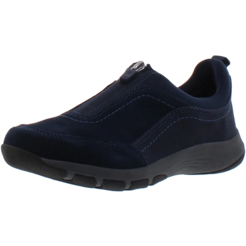 Streetwear Footwear Easy Spirit Cave Women's Suede Front Zip Cushioned Slip On Sneakers Streetwear Footwear Easy Spirit Cave Women's Suede Front Zip Cushioned Slip On Sneakers