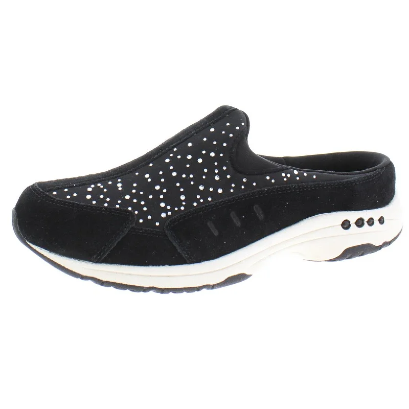 Sleek Loafers Easy Spirit Womens Travel Stones Faux Leather Sparkles Casual Shoes