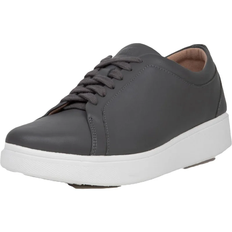 Flexible Sole Shoes Fitflop Womens Rally Leather Lifestyle Sneakers