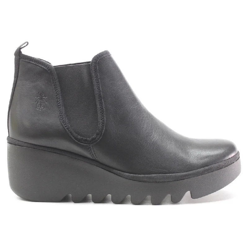Air Cushion Sneakers Byne349Fly Leather Women's Chelsea Ankle Boots