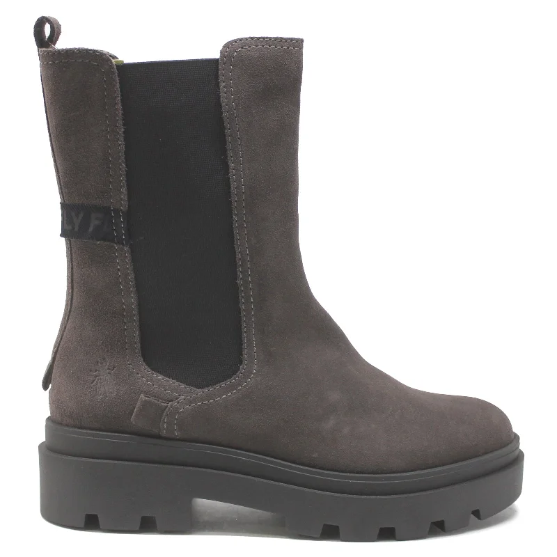 Budget-Friendly Shoes Judy819Fly Suede Women's Chelsea Boots