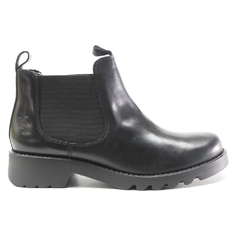 Cushion Comfort Shoes Rika894Fly Suede Leather Women's Chelsea Boots