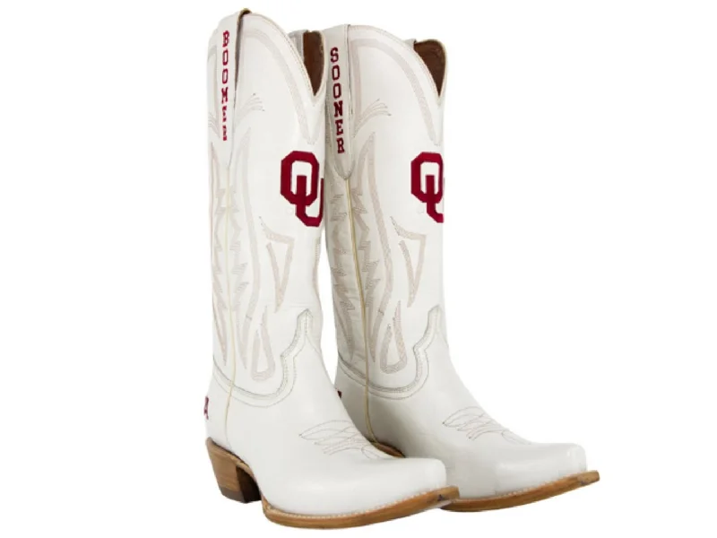 Lightweight Shoes Gameday Boot: University of Oklahoma in Ivory
