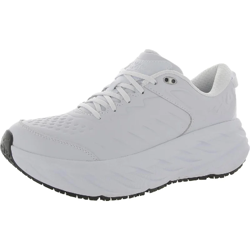 Durable Footwear Hoka One One Womens Bondi SR Leather Performance Running Shoes