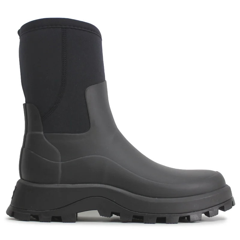 Flexible Sole Shoes City Explorer Short Rubber Women's Mid Calf Boots