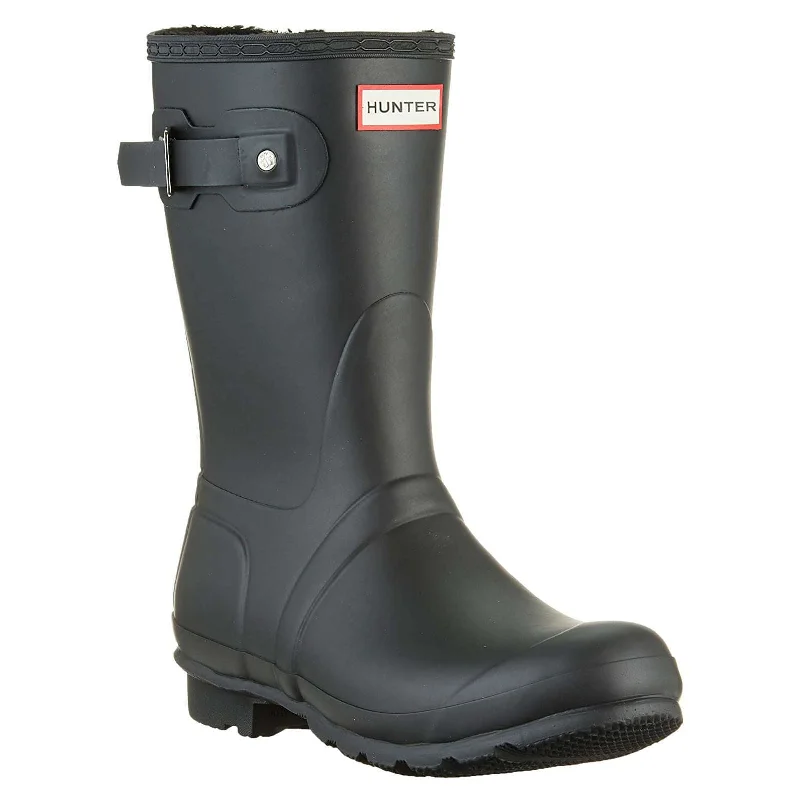 Memory Foam Shoes Original Insulated Rubber Women's Short Wellington Boots