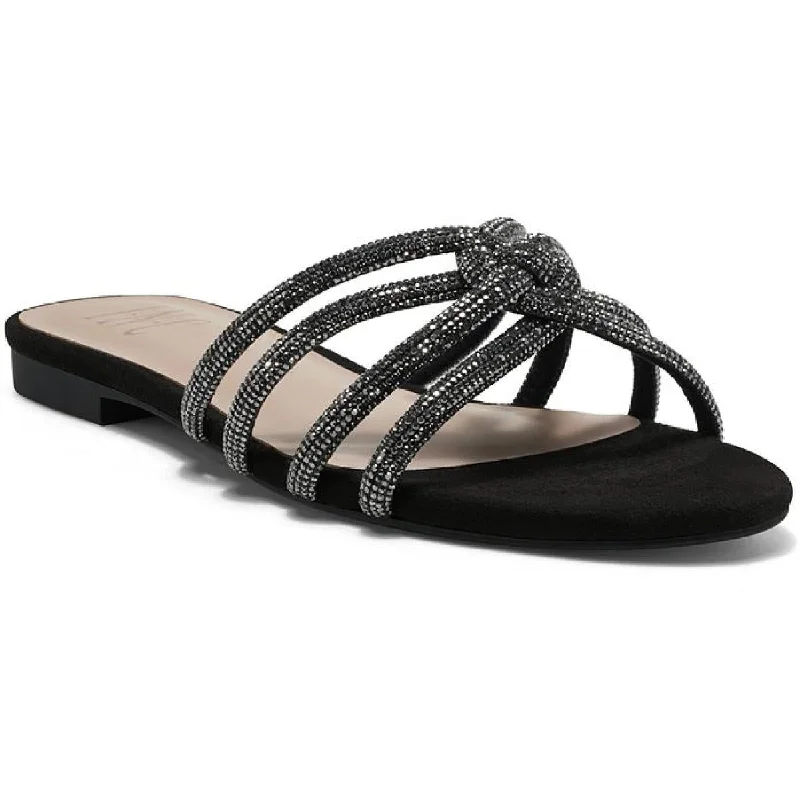 Chic Sneakers INC Womens Ariah Rhinestones Flat Slides