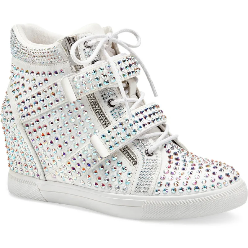 Air Cushion Sneakers INC Womens Debby Rhinestone Casual and Fashion Sneakers