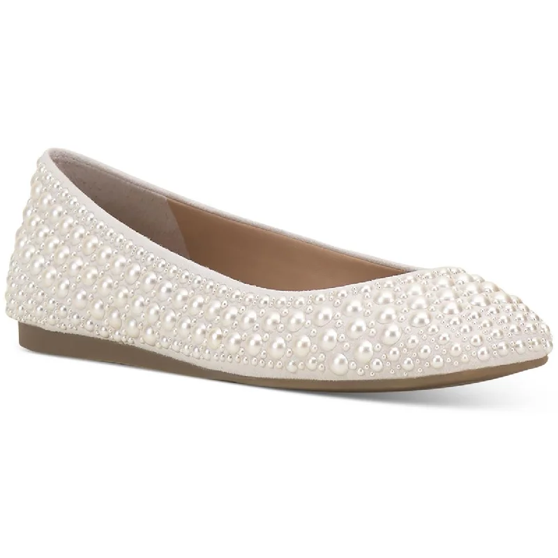 Soft Cushion Shoes INC Womens JUNEY 5 Faux Suede Slip On Flat Shoes