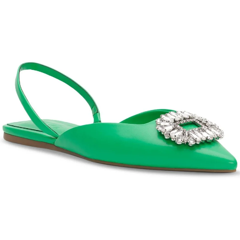 Padded Insole Shoes INC Womens Melicity Embellished Rhinestone Slingbacks