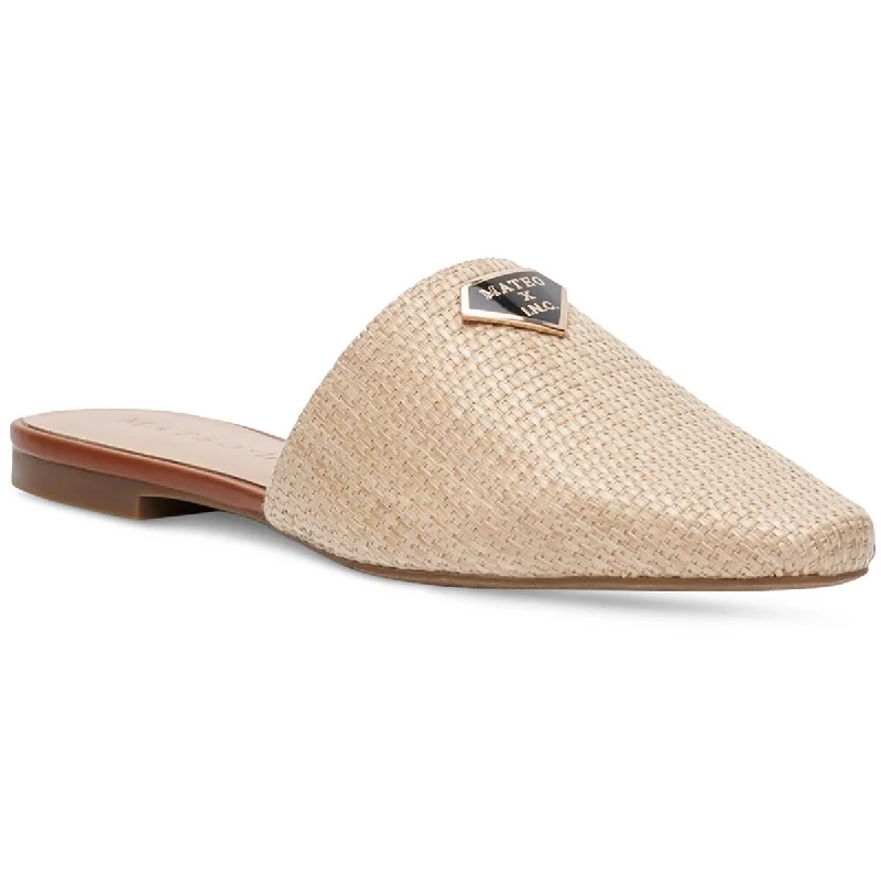Sporty Comfort Shoes INC Womens Woven Flat Mules