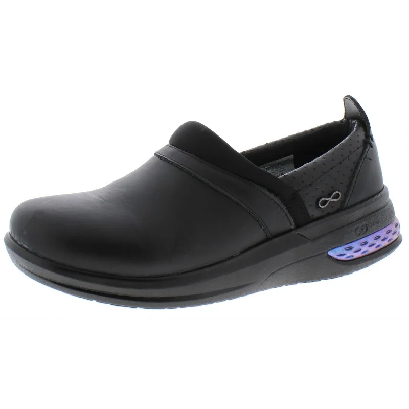 Lightweight Breathable Shoes Infinity Womens Breeze Leather Slip On Clogs