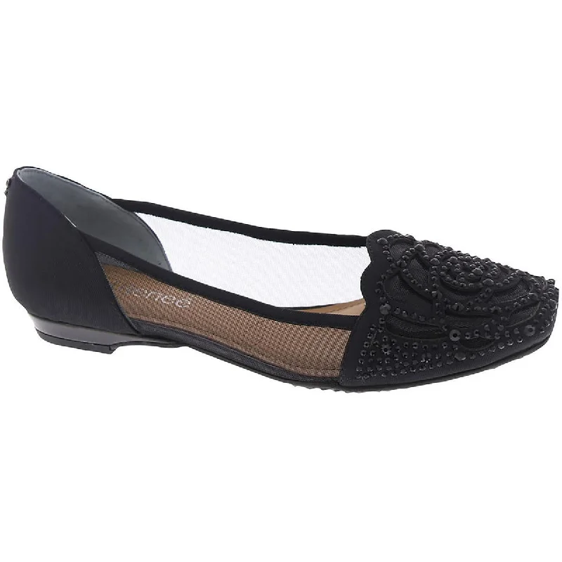Cushion Sole Shoes J. Renee Womens Pariella Square Toe Ballet Flats