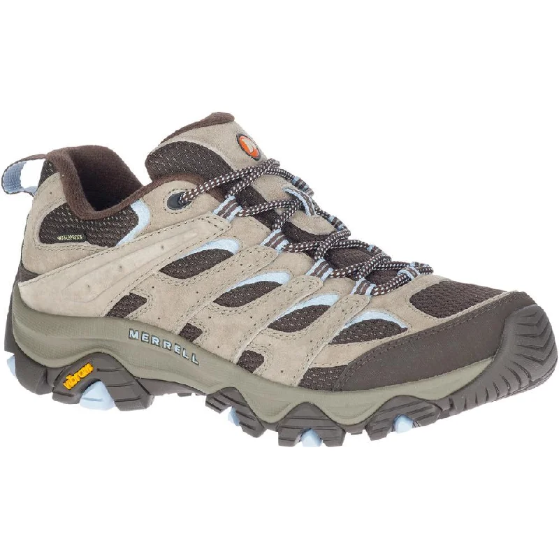Flexible Sole Shoes Moab 3 Waterproof Wide