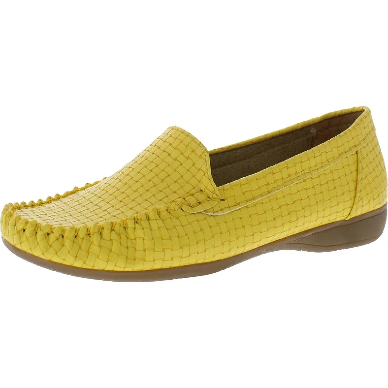 Cool Sneakers JABASIC Womens Leather Slip On Loafers