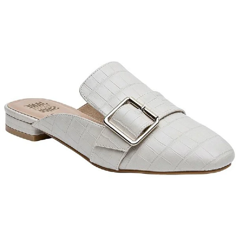 Breathable Shoes JANE AND THE SHOE Womens Isla Buckle Slip-On Mules