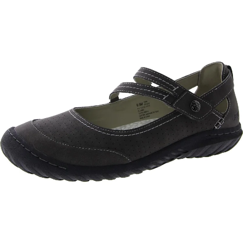 Everyday Footwear JBU by Jambu Womens Adjustable Round Toe Mary Janes