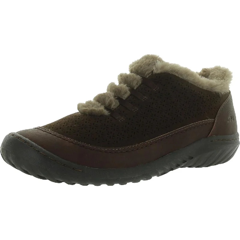 Flexible Shoes JBU by Jambu Womens Brie Faux Fur Loafers