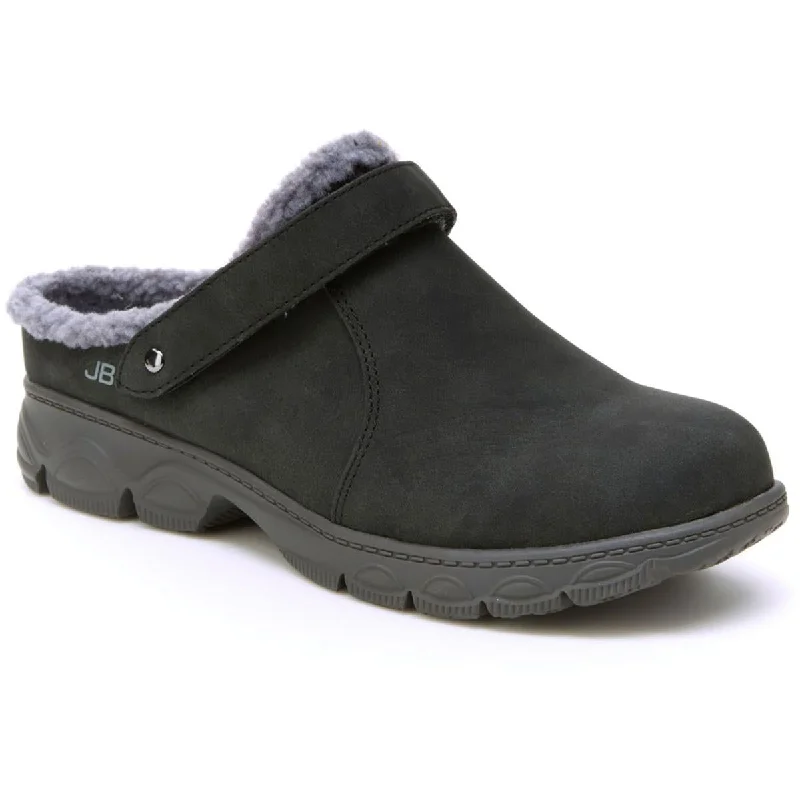 Cushioning Sneakers JBU by Jambu Womens Haven Faux Fur Lined Slingback Mules