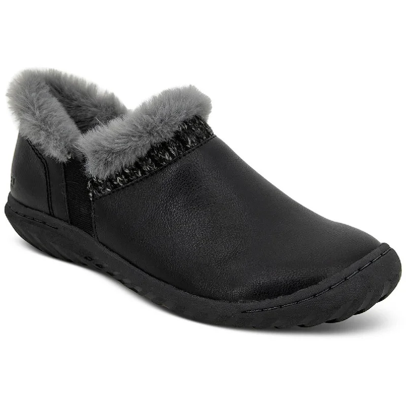 Modern Footwear JBU by Jambu Womens Jade Faux Fur Flat Shoes