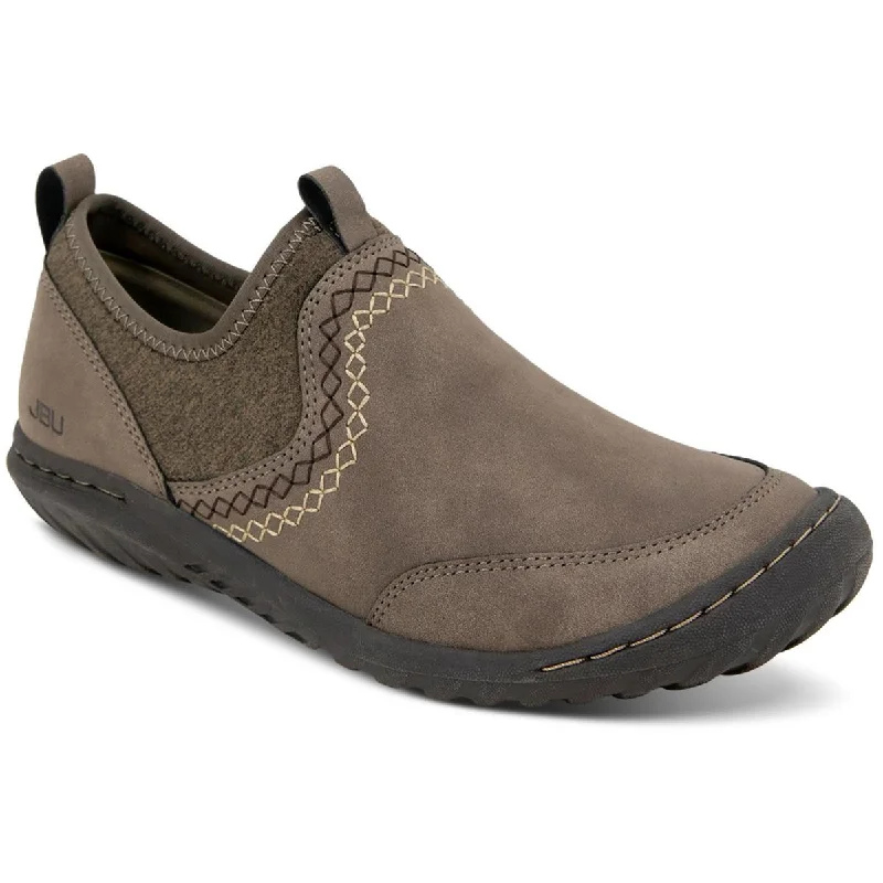 Lightweight Sneakers JBU by Jambu Womens Leather Slip-On Sneakers